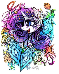 Size: 1163x1439 | Tagged: safe, artist:twistedmindbrony, rarity, pony, unicorn, female, horn, mare, solo, white coat