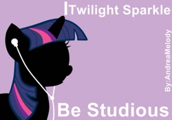 Size: 530x369 | Tagged: safe, artist:andreamelody, derpibooru import, twilight sparkle, earbuds, ipod, solo