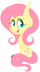 Size: 742x1302 | Tagged: safe, artist:that-spotted-unicorn, fluttershy, pegasus, pony, chibi, female, mare, solo