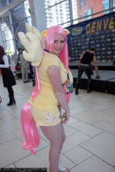 Size: 1365x2048 | Tagged: artist needed, safe, fluttershy, human, convention, cosplay, dcc, irl, irl human, photo