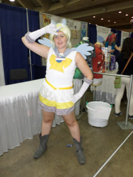 Size: 1944x2592 | Tagged: safe, derpy hooves, human, bronycon, cosplay, irl, irl human, photo, sailor moon