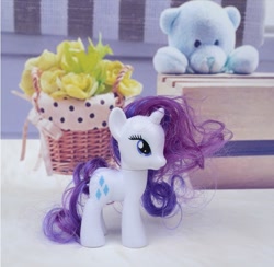 Size: 751x732 | Tagged: safe, rarity, pony, unicorn, brushable, female, horn, mare, toy, white coat