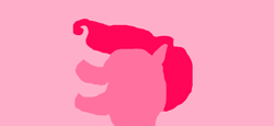 Size: 1184x544 | Tagged: safe, artist:aybfim, pinkie pie, earth pony, pony, minimalist, ms paint, solo