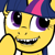 Size: 894x894 | Tagged: safe, derpibooru import, twilight sparkle, cursed image, female, mare, meme, pekaface, simple background, solo, transparent background