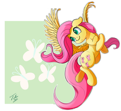 Size: 900x820 | Tagged: safe, artist:tsitra360, fluttershy, pegasus, pony, female, mare, pink mane, solo, yellow coat