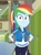 Size: 371x502 | Tagged: safe, derpibooru import, screencap, rainbow dash, best trends forever, best trends forever: rainbow dash, better together, equestria girls, canterlot high, cropped, cute, dashabetes, geode of super speed, grin, happy, magical geodes, smiling