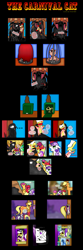 Size: 2017x6060 | Tagged: safe, apple bloom, applejack, scootaloo, sweetie belle, oc, oc:carnival cat, earth pony, pony, askthecarnivalcat, cutie mark crusaders, ponypuffer, sludge