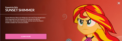 Size: 1261x424 | Tagged: safe, sunset shimmer, equestria girls, rainbow rocks, microphone, official, solo