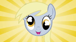 Size: 6720x3780 | Tagged: safe, artist:looneytunerian, derpy hooves, pegasus, pony, cartoon intro, female, mare, solo