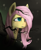 Size: 2100x2572 | Tagged: safe, artist:facerenon, fluttershy, pegasus, pony, dark, solo, tree