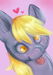 Size: 2480x3507 | Tagged: safe, artist:szopwmeloniku, derpy hooves, pegasus, pony, female, mare, solo, tongue out