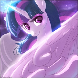 Size: 1000x1000 | Tagged: safe, artist:kayla-la, derpibooru import, twilight sparkle, twilight sparkle (alicorn), alicorn, pony, female, mare, solo