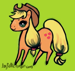 Size: 738x704 | Tagged: safe, artist:ennemme, artist:leafette, applejack, earth pony, pony, female, mare, solo