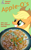 Size: 400x640 | Tagged: safe, artist:bucky, applejack, earth pony, pony, 20% cooler, cereal, simple background, solo