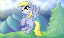 Size: 1000x600 | Tagged: safe, artist:nunitko, derpy hooves, pegasus, pony, female, mare, solo