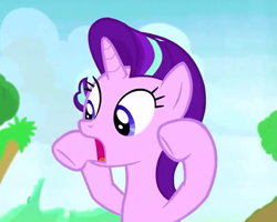 Size: 899x720 | Tagged: safe, screencap, starlight glimmer, pony, unicorn, bust, open mouth, solo