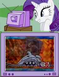 Size: 562x740 | Tagged: safe, rarity, pony, unicorn, exploitable meme, meme, obligatory pony, solo, soul train, tv meme