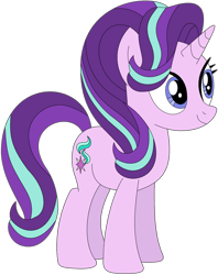 Size: 1024x1292 | Tagged: safe, artist:ra1nb0wk1tty, starlight glimmer, pony, unicorn, female, mare, simple background, smiling, solo, transparent background