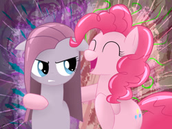 Size: 1024x768 | Tagged: safe, artist:4shapr, pinkie pie, earth pony, pony, duality, pinkamena diane pie, solo