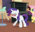 Size: 589x533 | Tagged: safe, screencap, rarity, pony, unicorn, rarity takes manehattan, animation error, the horror