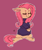 Size: 1784x2123 | Tagged: safe, artist:comikazia, fluttershy, pegasus, pony, bottomless, clothes, cute, eyes closed, partial nudity, shyabetes, solo, sweater, sweatershy