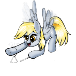 Size: 1000x1000 | Tagged: safe, artist:finalaspex, derpy hooves, pegasus, pony, female, mare, triangle