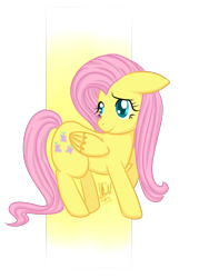 Size: 1500x2100 | Tagged: safe, artist:jisu-hime, fluttershy, pegasus, pony, female, mare, pink mane, solo, yellow coat