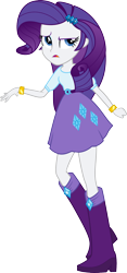Size: 1072x2298 | Tagged: safe, artist:givralix, rarity, equestria girls, simple background, solo, svg, transparent background, vector