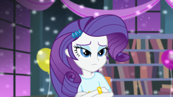 Size: 1440x810 | Tagged: safe, screencap, rarity, equestria girls, rainbow rocks, solo