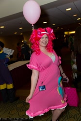 Size: 1365x2048 | Tagged: artist needed, safe, pinkie pie, human, balloon, cosplay, irl, irl human, nan desu kan, nan desu kan 2013, ndk, photo, solo