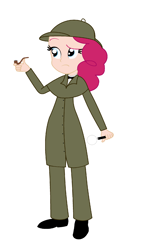 Size: 1569x2673 | Tagged: safe, artist:garretthegarret, pinkie pie, equestria girls, eqg promo pose set, sherlock holmes, solo