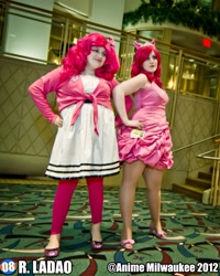 Size: 2330x2913 | Tagged: artist needed, safe, artist:angelskiss2007, pinkie pie, human, anime milwaukee, anime milwaukee 2012, convention, cosplay, irl, irl human, photo