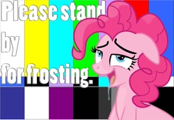 Size: 1232x851 | Tagged: safe, pinkie pie, earth pony, pony, princess twilight sparkle (episode), creamy creamy frosting, image macro, solo