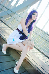 Size: 600x900 | Tagged: safe, artist:shirokii, rarity, human, cosplay, irl, irl human, photo, solo