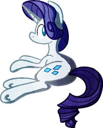 Size: 473x584 | Tagged: safe, artist:idontkn0ow, rarity, pony, unicorn, female, horn, mare, solo, white coat