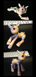 Size: 980x2100 | Tagged: safe, artist:gela-g-i-s-gela, derpibooru import, twilight sparkle, ball jointed doll, custom, doll, third eye, toy, twiclops