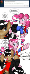 Size: 806x2000 | Tagged: safe, artist:fourze-pony, pinkie pie, pony, clothes, comic, crossover, fourze-pony, kamen rider, kamen rider fourze, kisaragi gentaro, male, ponified, school, skirt, stallion, uniform