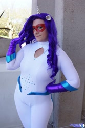 Size: 1362x2048 | Tagged: safe, artist:scruffypants, rarity, human, 2014, clothes, con-nichiwa, con-nichiwa 2014, convention, cosplay, costume, irl, irl human, photo, solo, superhero