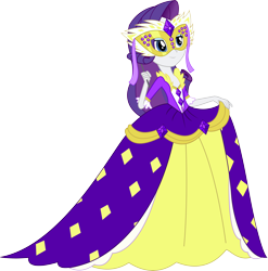 Size: 6410x6500 | Tagged: safe, artist:theshadowstone, rarity, equestria girls, shake your tail, absurd resolution, clothes, dress, mask, simple background, solo, transparent background, vector