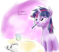 Size: 860x763 | Tagged: safe, artist:nightomist, derpibooru import, twilight sparkle, acne, bed mane, pimple, sink, toothbrush