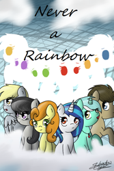 Size: 500x750 | Tagged: safe, artist:shadowlight28, carrot top, derpy hooves, dj pon-3, doctor whooves, golden harvest, lyra heartstrings, octavia melody, vinyl scratch, earth pony, pegasus, pony, unicorn, background six, female, male, mare, signature, stallion