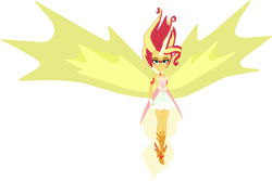 Size: 1270x846 | Tagged: safe, artist:ra1nb0wk1tty, sunset shimmer, equestria girls, daydream shimmer, simple background, solo, white background