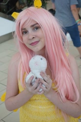 Size: 681x1024 | Tagged: safe, artist:lochlan o'neil, fluttershy, human, cosplay, irl, irl human, photo