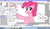 Size: 1024x600 | Tagged: safe, artist:kitsune-the-fox, pinkie pie, earth pony, pony, fourth wall, paint tool sai, solo, spanish, windows, windows 7