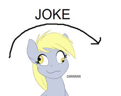 Size: 1013x800 | Tagged: source needed, safe, artist:moophins, derpy hooves, pegasus, pony, :3, derp, female, joke, mare, metaphor, reaction image, smiling, solo