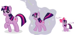 Size: 962x452 | Tagged: safe, artist:zamycat, derpibooru import, twilight sparkle, age regression, bow, crying, diaper, filly