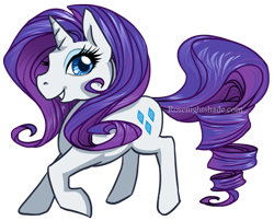 Size: 800x645 | Tagged: safe, artist:rosenightshade, rarity, pony, unicorn, female, horn, mare, solo, white coat