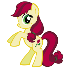 Size: 1597x1536 | Tagged: safe, artist:durpy, color edit, applejack, roseluck, earth pony, pony, palette swap, rearing, simple background, solo, transparent background, vector