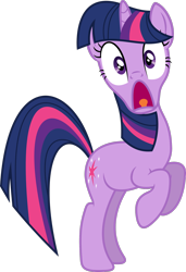 Size: 1600x2343 | Tagged: safe, derpibooru import, twilight sparkle, unicorn twilight, unicorn, :o, simple background, solo, transparent background, vector