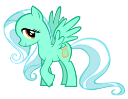 Size: 1644x1271 | Tagged: safe, artist:durpy, color edit, fluttershy, lyra heartstrings, fusion, recolor, simple background, solo, transparent background, vector